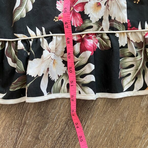 Jade Fashions Black Orchid Size XS Princess Hawaiian Dress - Picture 10 of 10